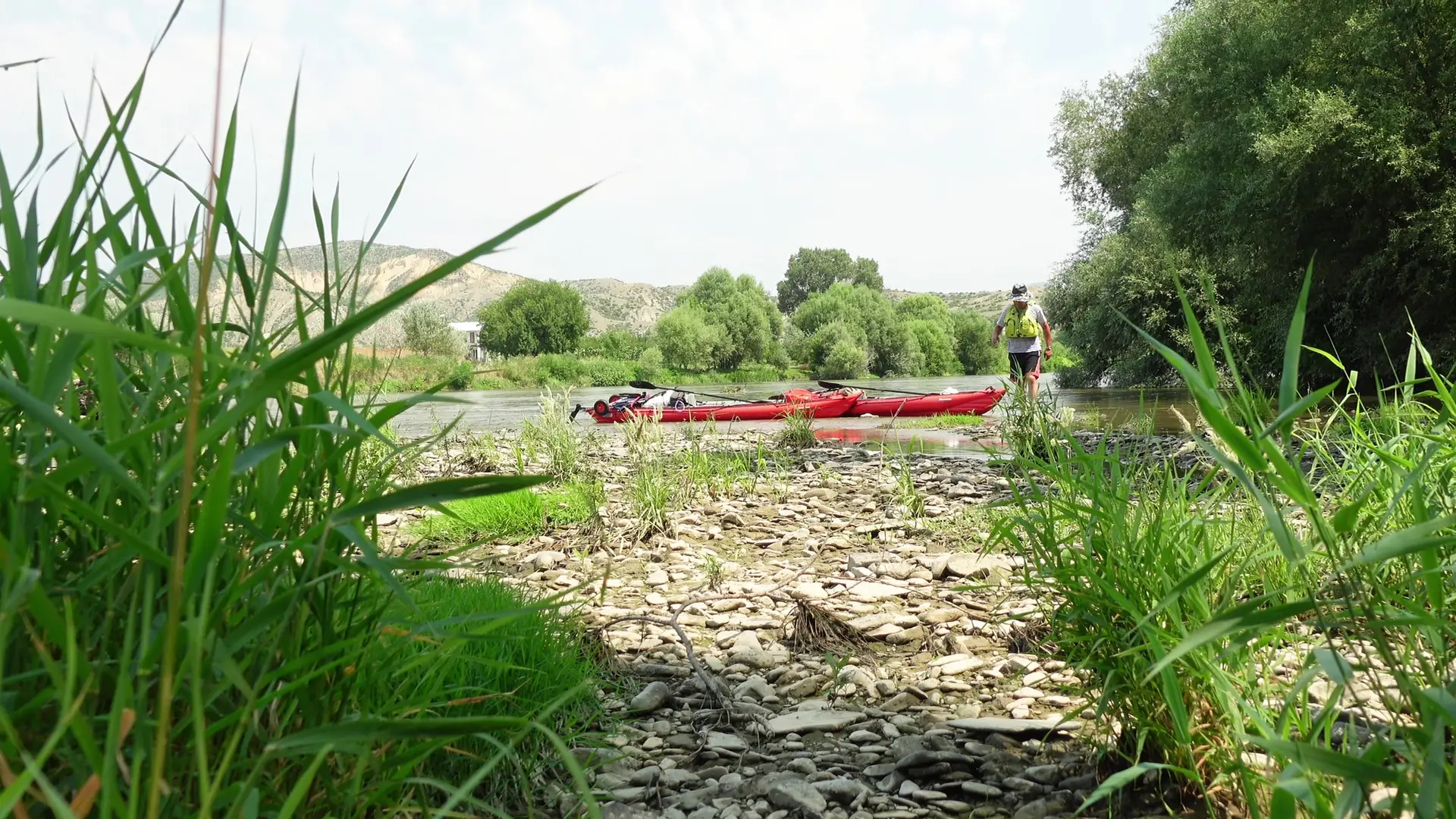 2 Gumotex Seawave auf dem Vardar