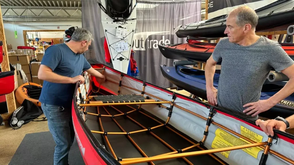 Faltboot Pakboats Aufbau Gestänge 