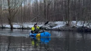 Winterpaddeln im Packraft
